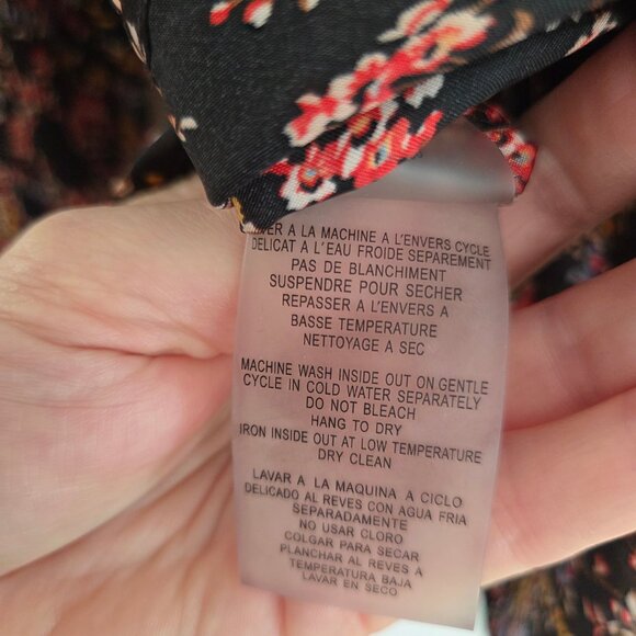 TRISTAN Floral Mock-Neck Blouse | Size L - Picture 10 of 13